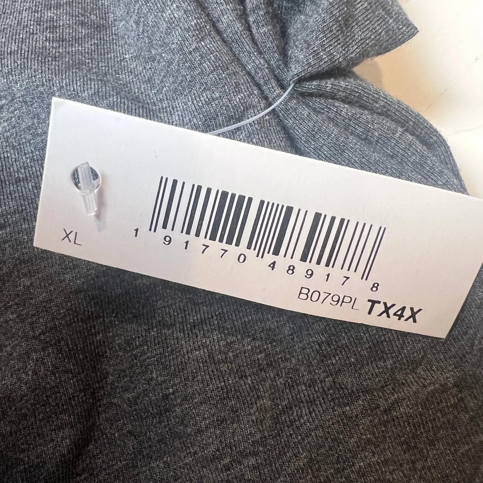 Amazon Essentials Women's XL Dark Gray Long Sleeve Top Cleanfit Minimal - Image 6