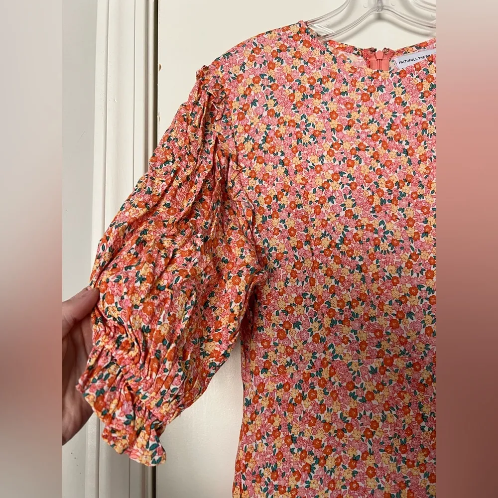 Faithfull the Brand Jean-Marie Midi Dress in Mathiola Floral - Image 5