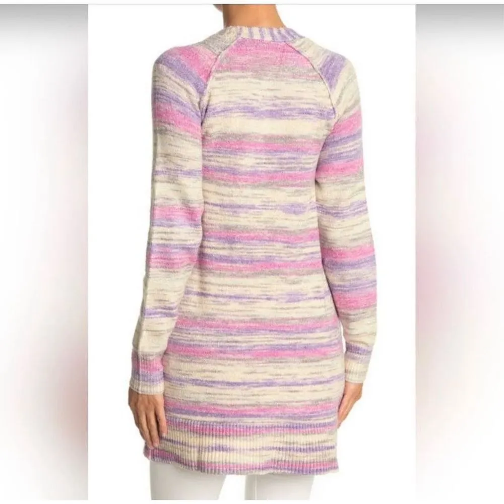 Lucky Brand medium space dye color cardigan pockets - Image 8