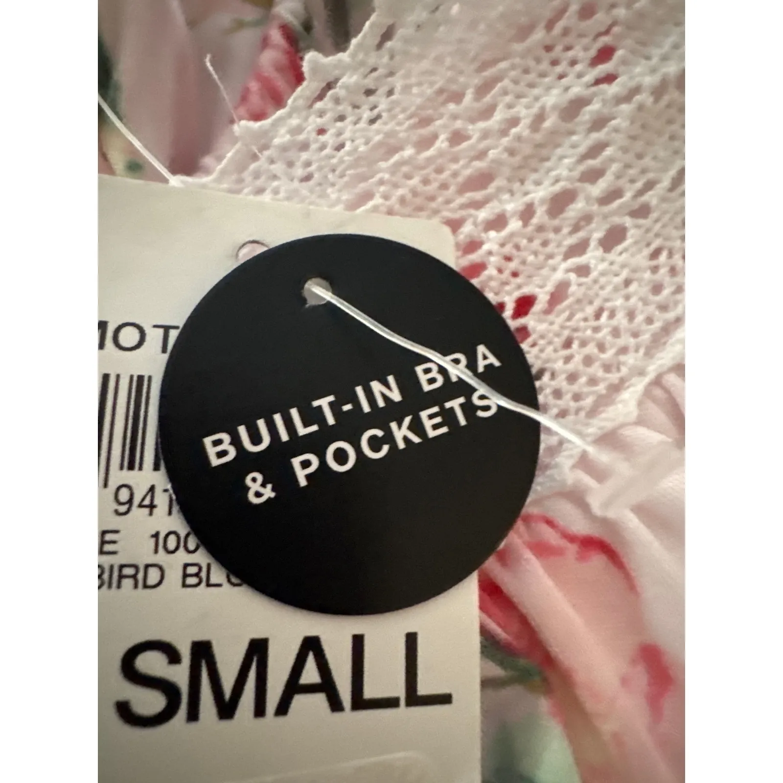 Brand New Charter Club Intimates Women's Size XS Bird Bloom Pink Sleep Dress - Image 5