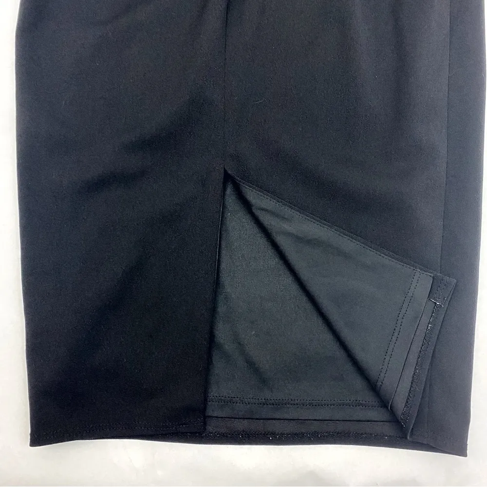 Katie May X Anthropologie BHLDN Eva Damaris Twist Front Midi Sheath Dress Black - Image 11