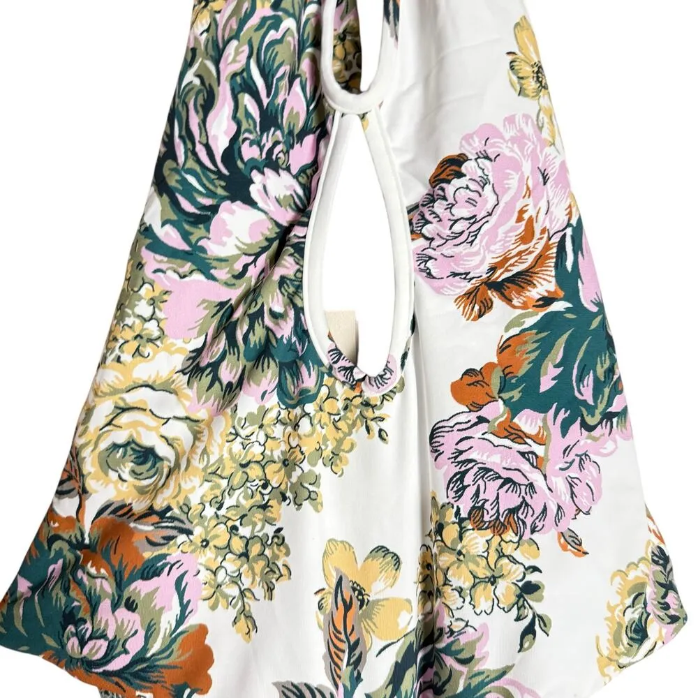 Maaji Jacobean Maia Plunge Floral Paisley Print Reversible One Piece Swimsuit M - Image 6