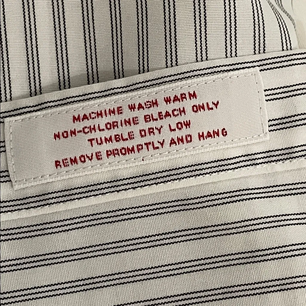 Brooks Brothers Classic Fit Non-Iron Button Up Striped Shirt Top Womens Size 12 - Image 8