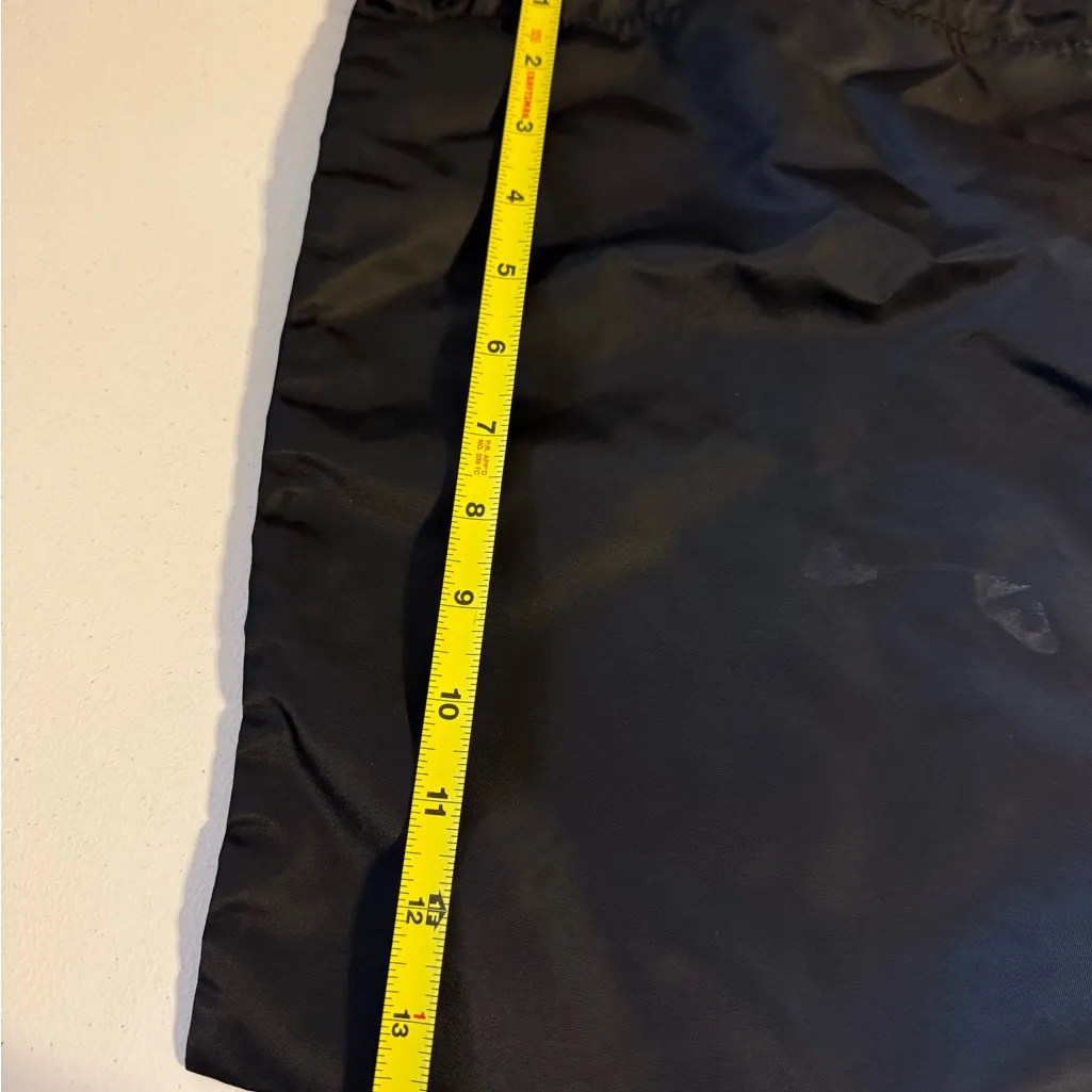 Lululemon Satin Black Storage Gym Shoe Small Laundry Bag 12”x14” Drawstring Dust - Image 5