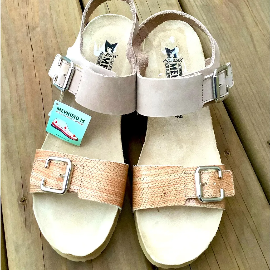MEPHISTO LISSANDRA sandals NEW🌸🌸 Tan Size 10 - Image 4