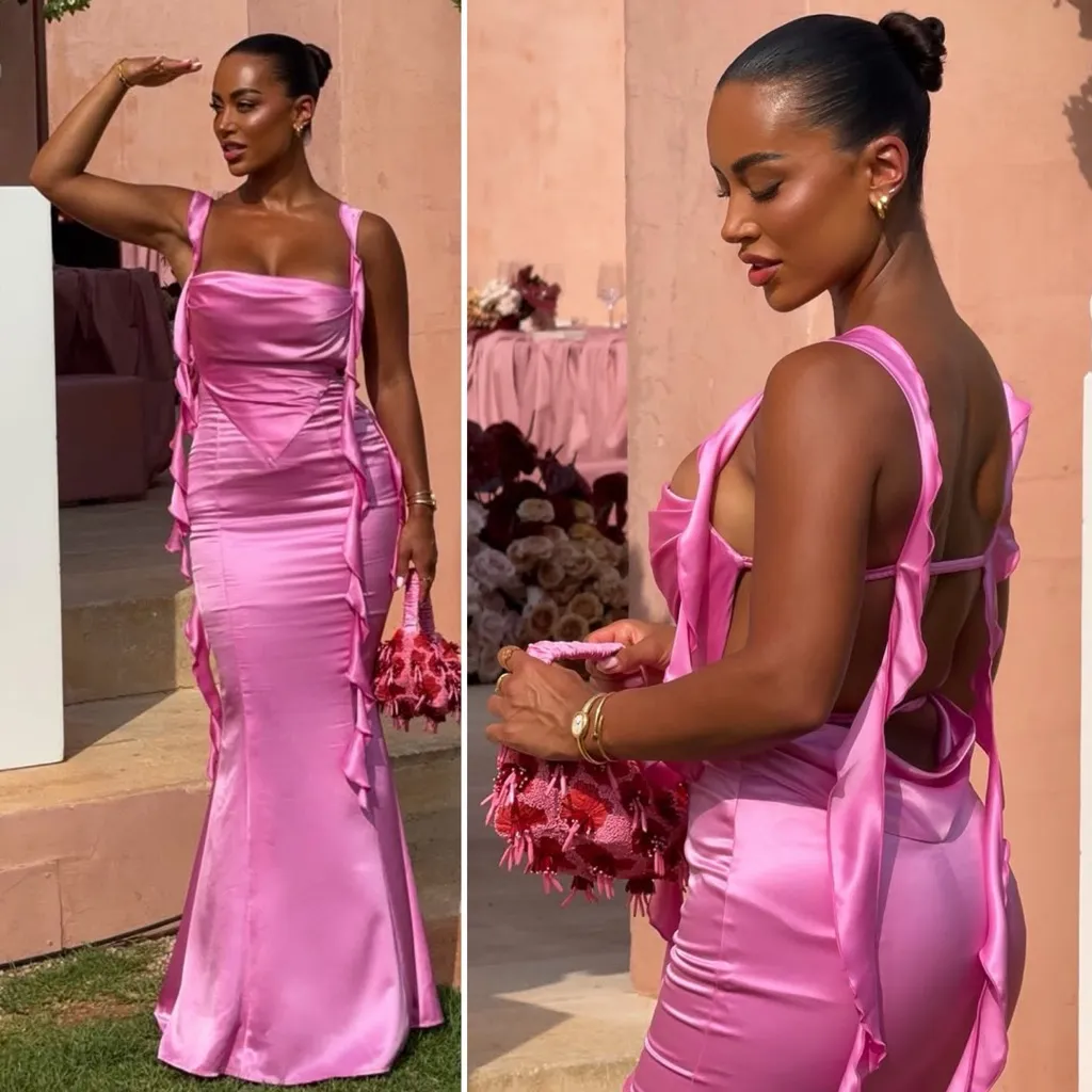 Brand New Nana Jacqueline Caroline
Dress in Magenta Pink Size Large - Image 10