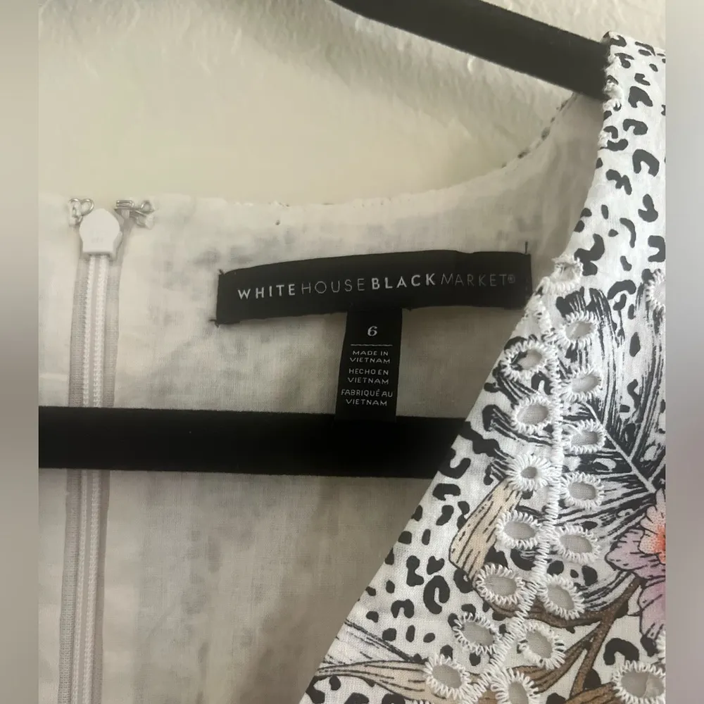 White House Black Market Blouse sz 6 - Image 3