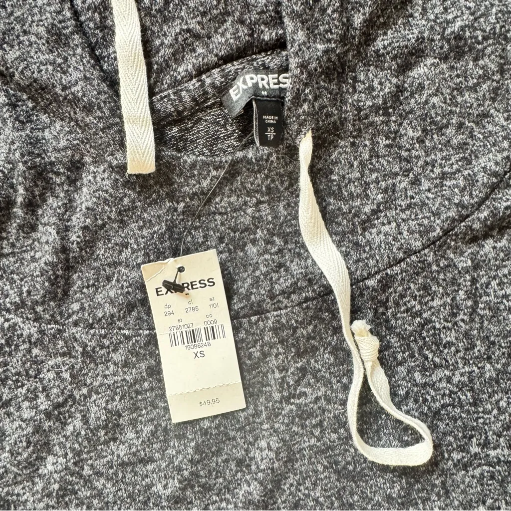 Express Heather Grey Sweater Dress - Image 2