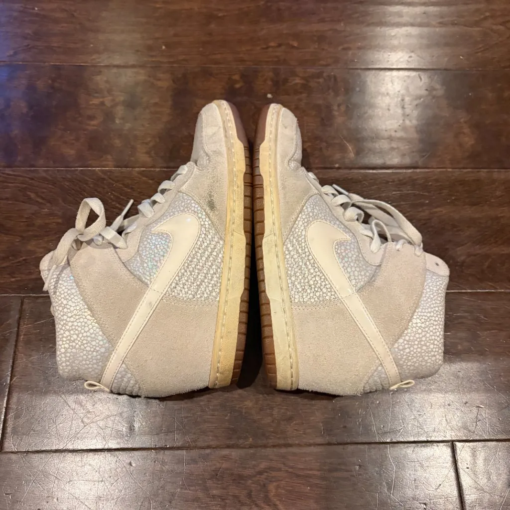 Nike Dunk Sky Hi Hidden Wedge sneakers Metallic Luster/Sail - Image 9