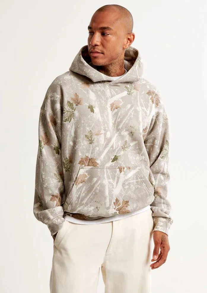 Abercrombie & Fitch Essential Popover Viral Camo Hoodie - Image 2