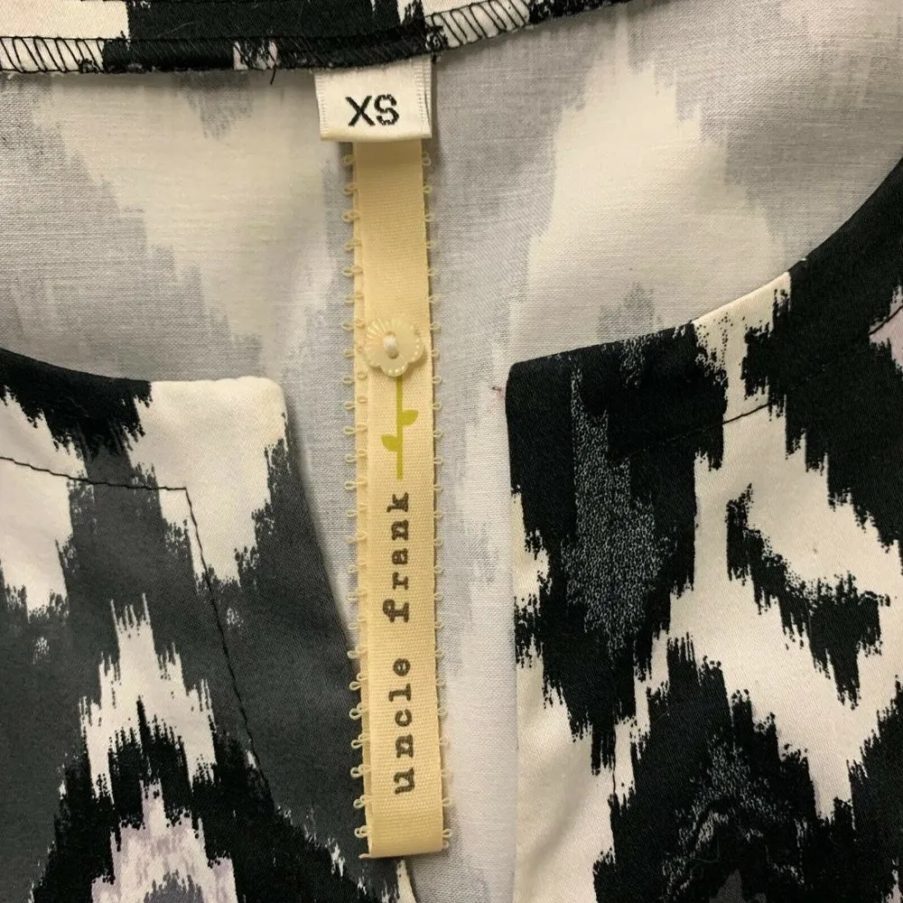 Uncle Frank Womens Multicolor Boho Aztec Print Sleeveless Sheath Dress - Image 3