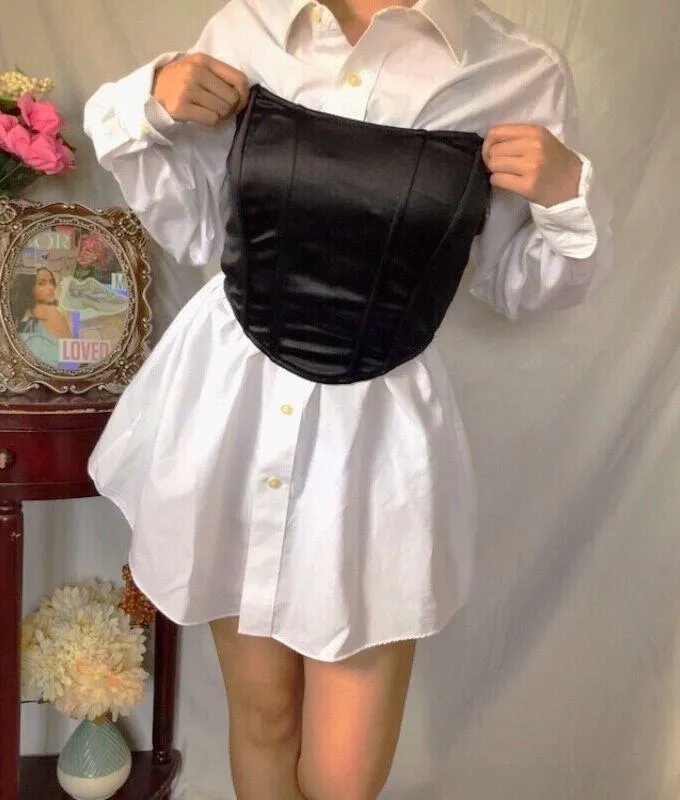 Black Tube top/ Corset - Image 2