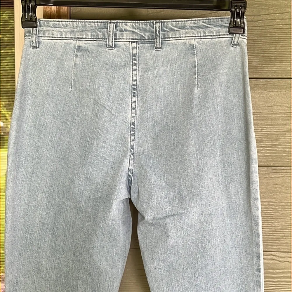 H by Halston Cropped Flare Jeans - Image 6