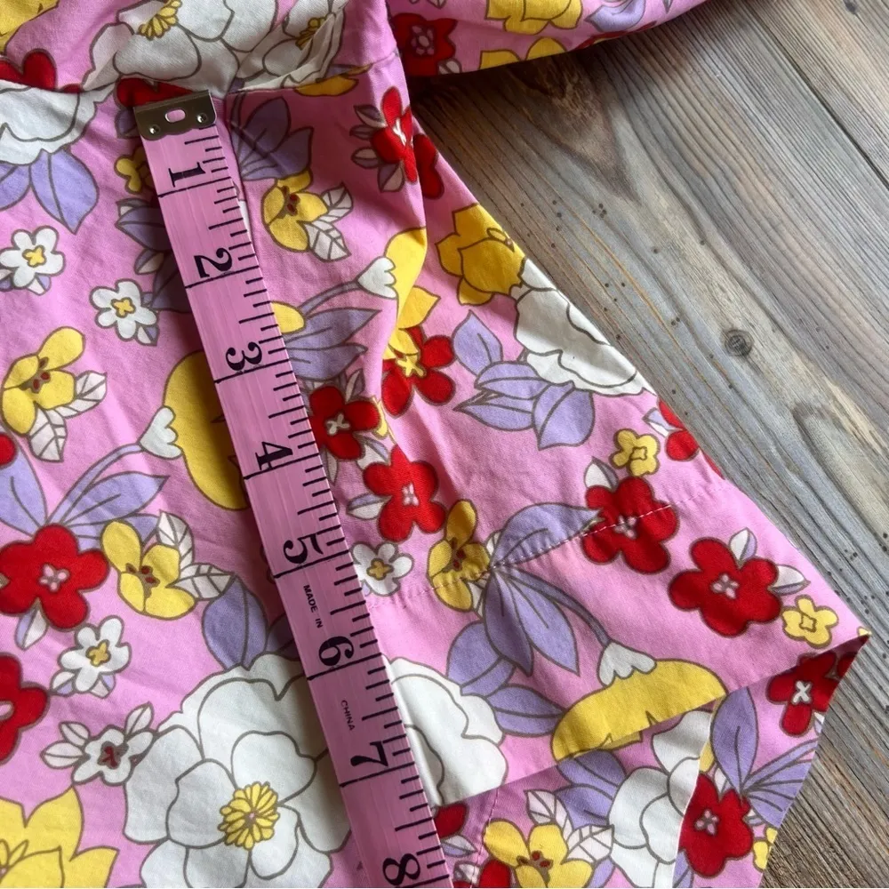 Vera Moda Taya High Waisted Floral Print Shorts Size Small #S2474 - Image 6