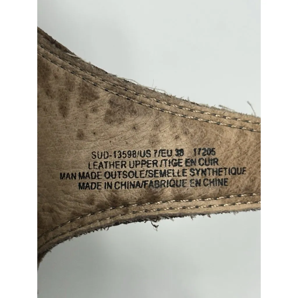 TAOS Studio Mary Jane Leather Pumps Heels Shoes Women's Size 7 US / EU 38 Brown - Image 9