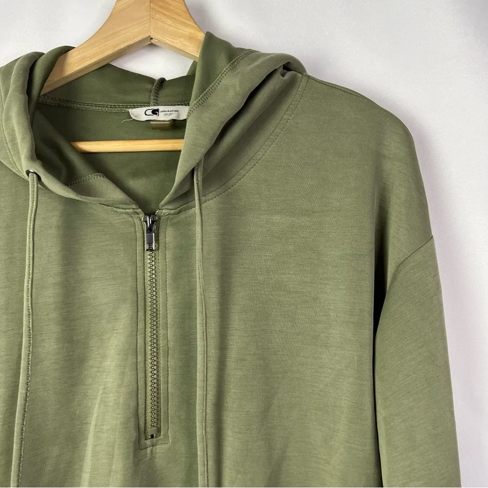 Cable & Gauge Sport Green Modal Pullover Athletic Hoodie S - Image 3