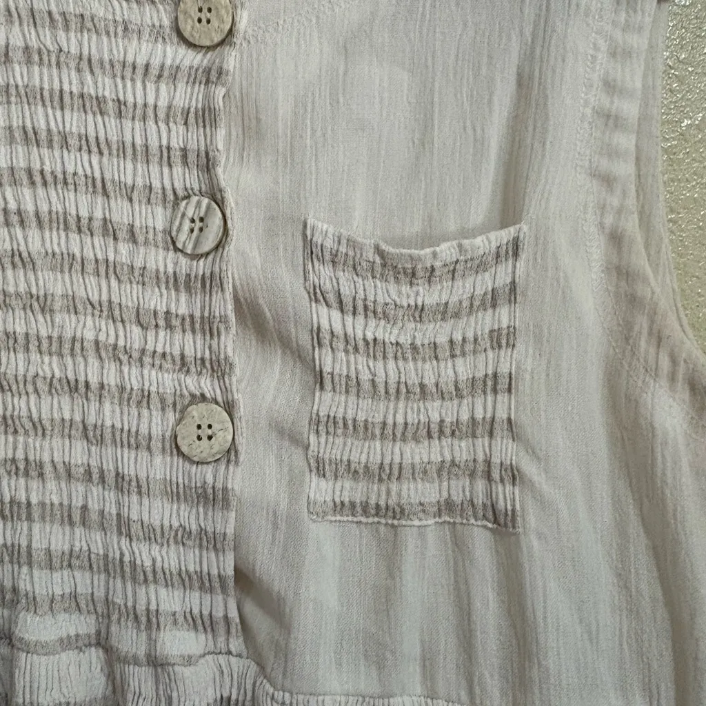 Norton McNaughton White Textured Fabric - Image 2