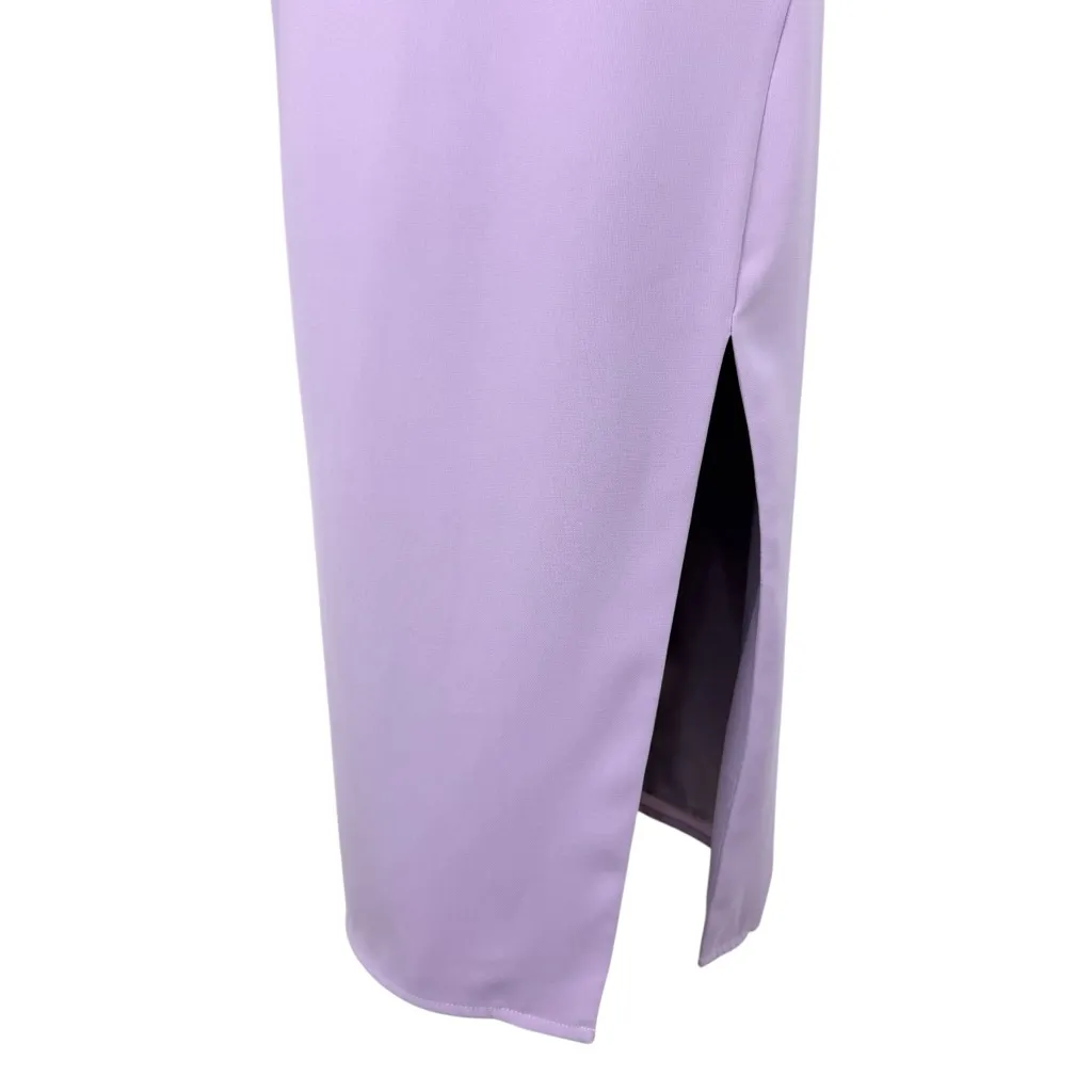Lovers & Friends Lazo One Shoulder Dress Lilac Purple Sz M - Image 8