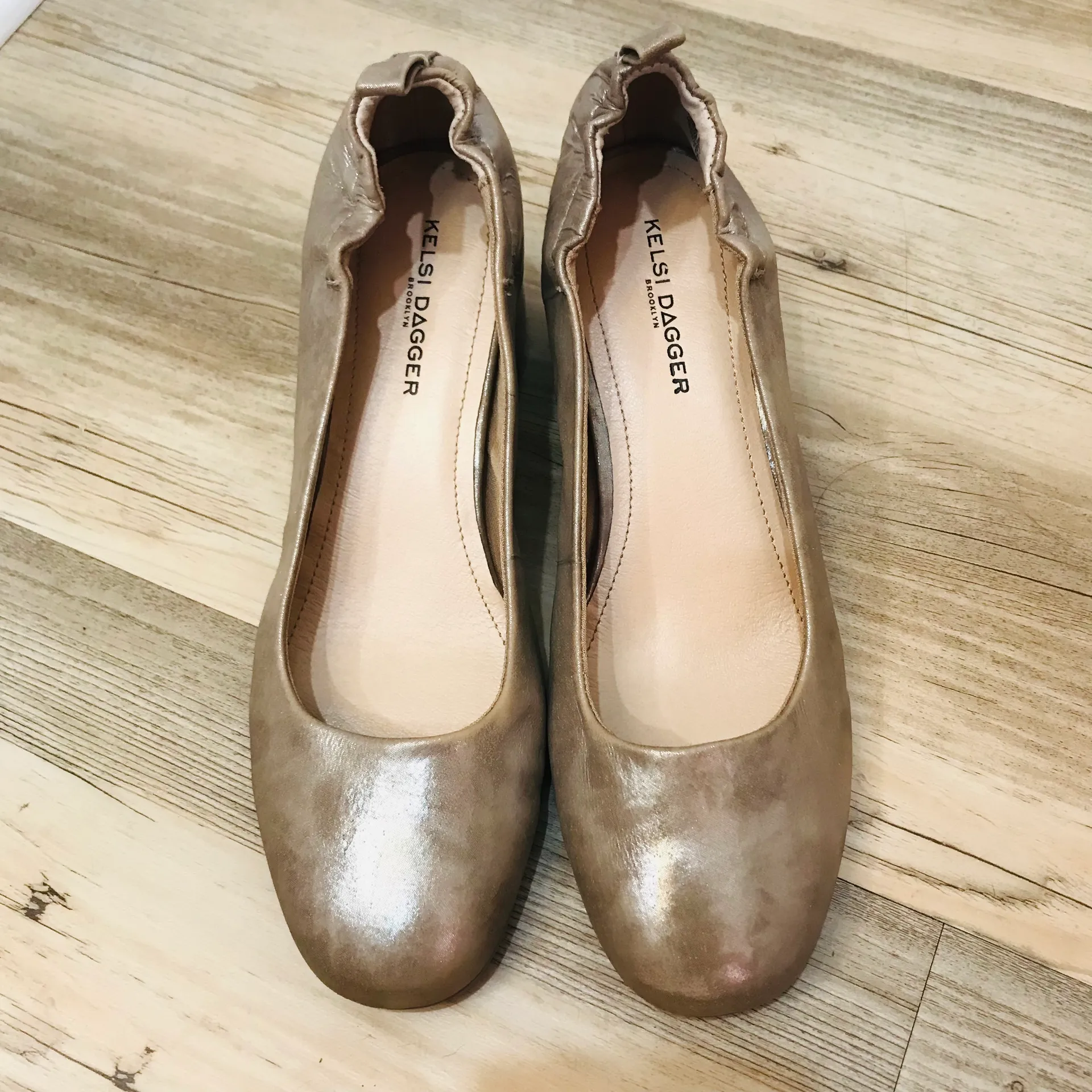 Kelsi Dagger Brooklyn Champagne Lott block heel Pump sz 7.5 - Image 8