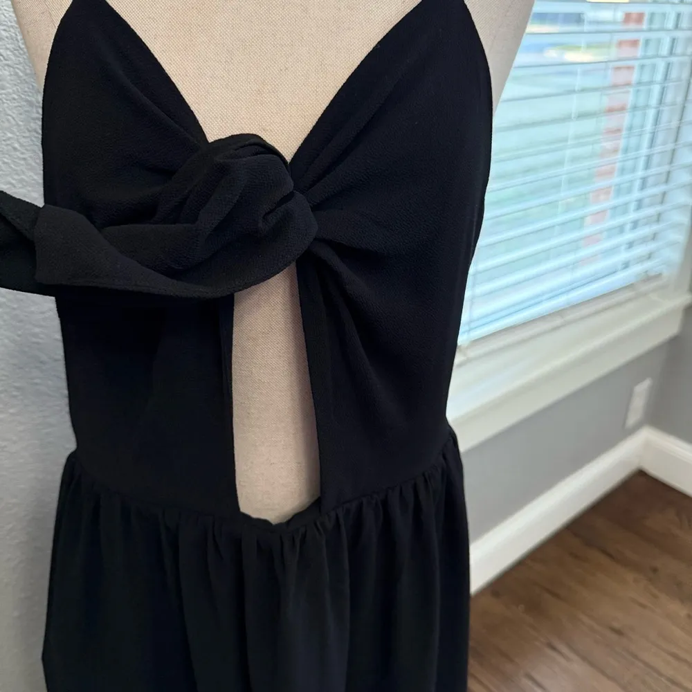 Free‎ Press Midi Dress Self Tie Front Size Large - Image 3