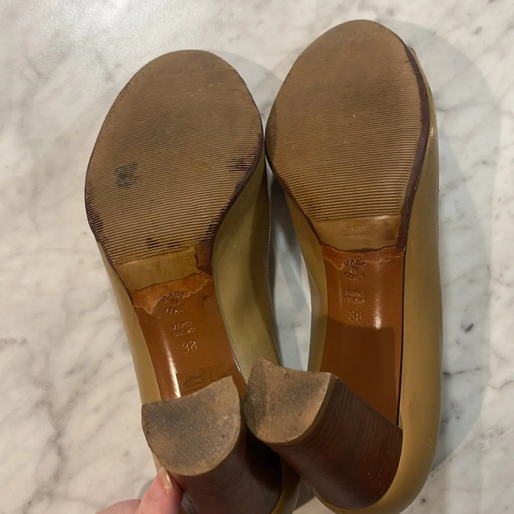 Studio pollini Elegant Tan Peep - Image 8