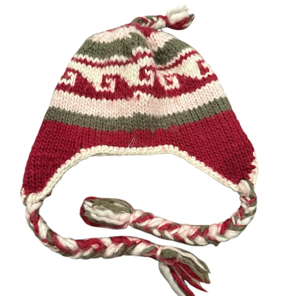 NEW BULA BULA SKI HAT UNISEX RED WHITE HOLIDAY ONE SIZE - Image 3
