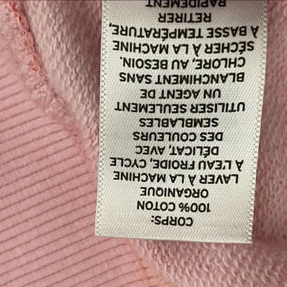 BP Checkered Hoodie Pullover Sweatshirt 100% ORGANIC COTTON SZ XS #1425 - Image 10