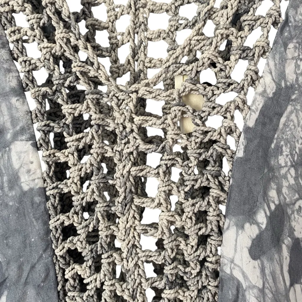 Osei Duro Silk Gray Tie - Image 3