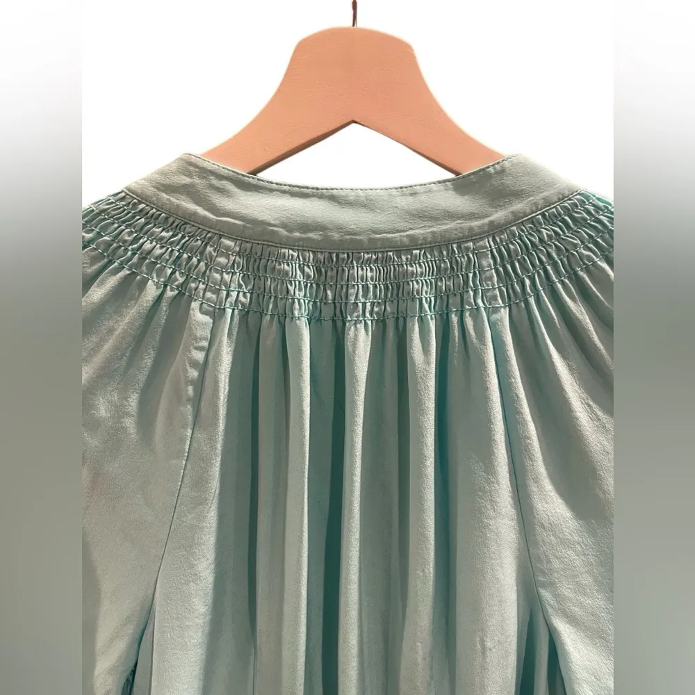 Lilly Pulitzer 100% Silk Elsa Poolside Blue Shirt - Image 8