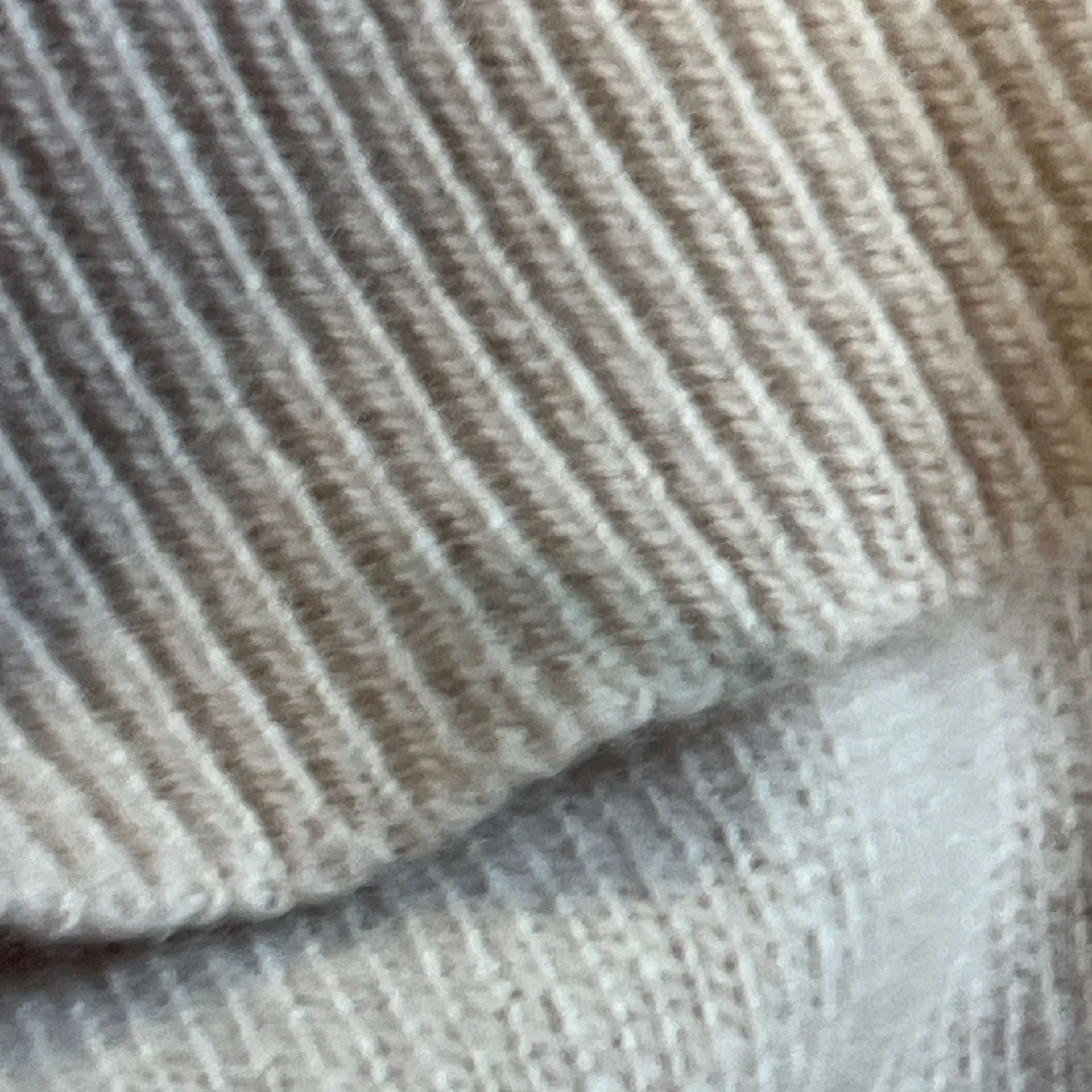 Sweaty Betty Sweater Jumper Pink Sleeve Stripe V-Neck Long Sleeve Wool Small‎ - Image 7