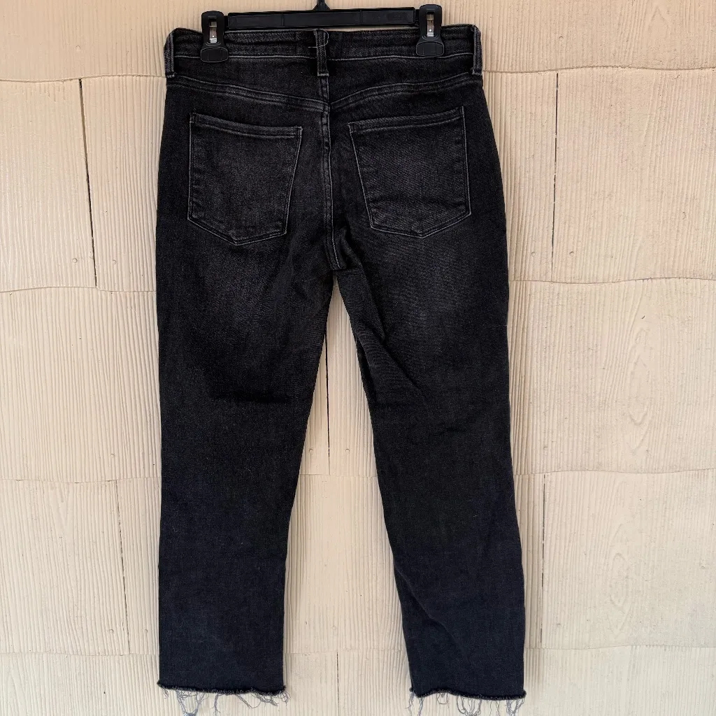 Evereve The Ever Straight Jeans High Rise 'Black' - Image 4