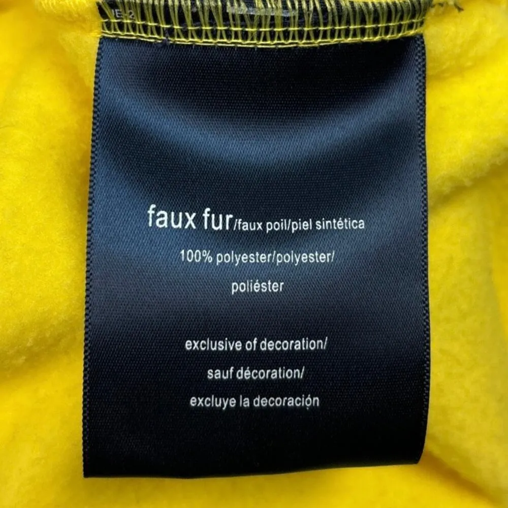 Tommy Hilfiger Womens Yellow Terry Fleece Turtleneck Long Sleeve Sweater Size S - Image 7