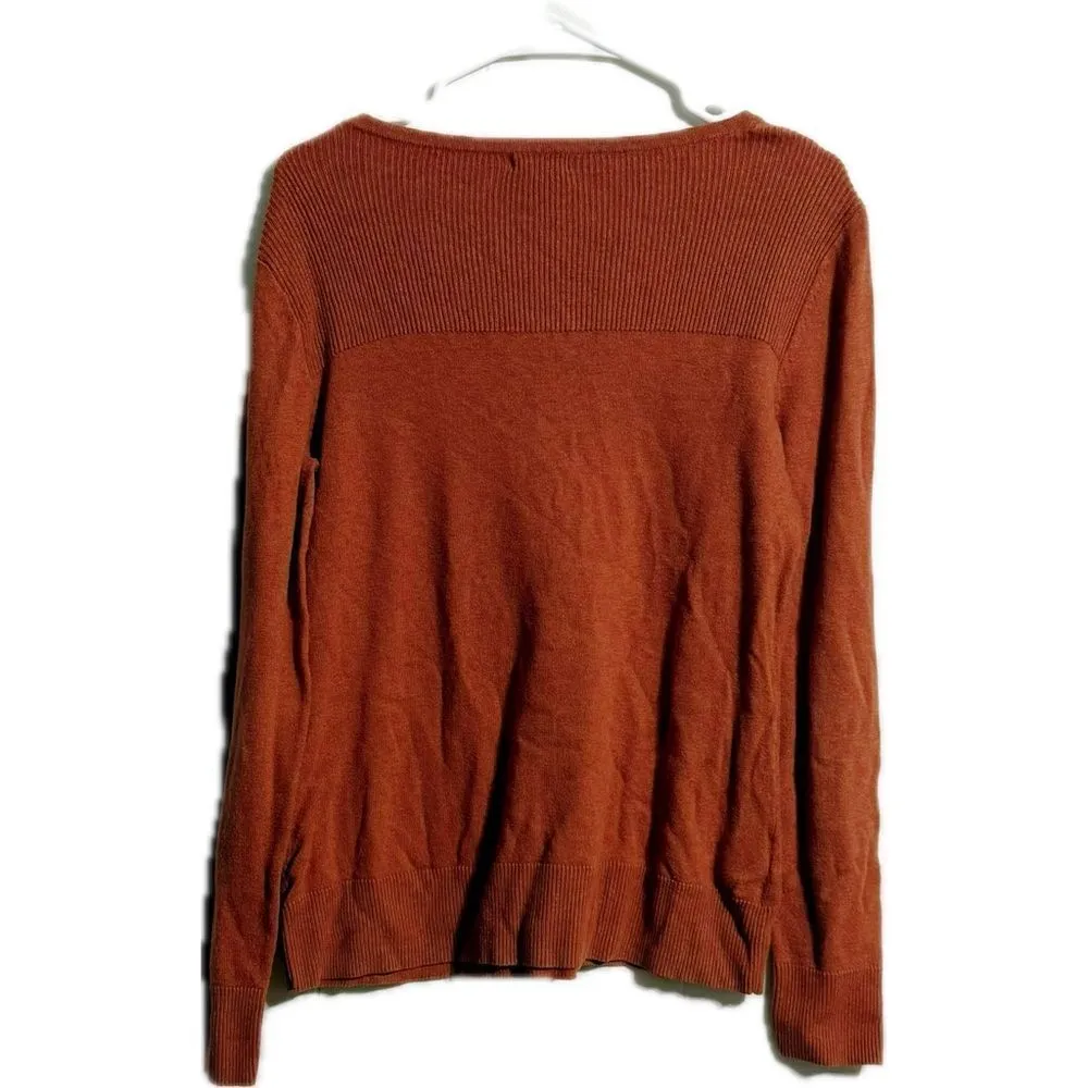 Eddie Bauer  Brown Relaxed Sweatshirt - Image 2