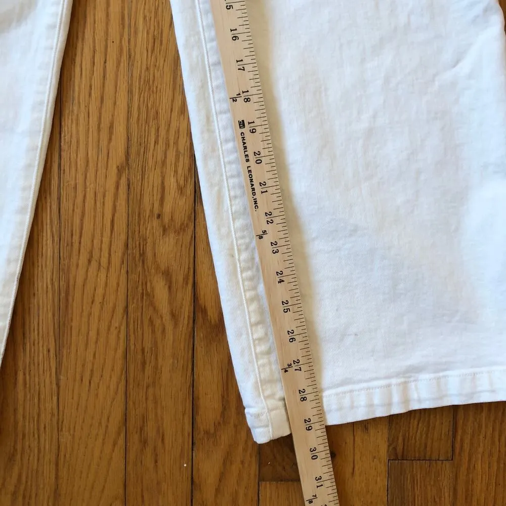 Madewell NWOT Women's Perfect Vintage Wide Leg White Jeans 32 - Image 5