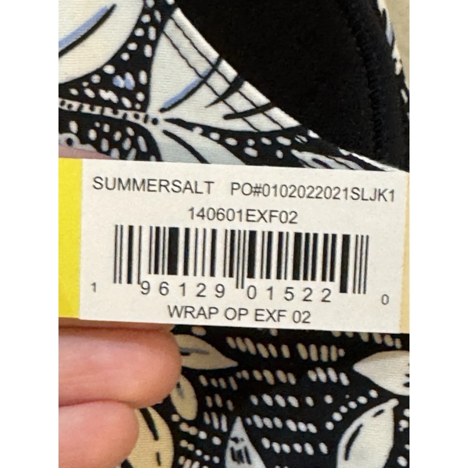 Summersalt Women's Swimsuit The Wrap -Piece Swim Size 2‎ Floral - Image 5