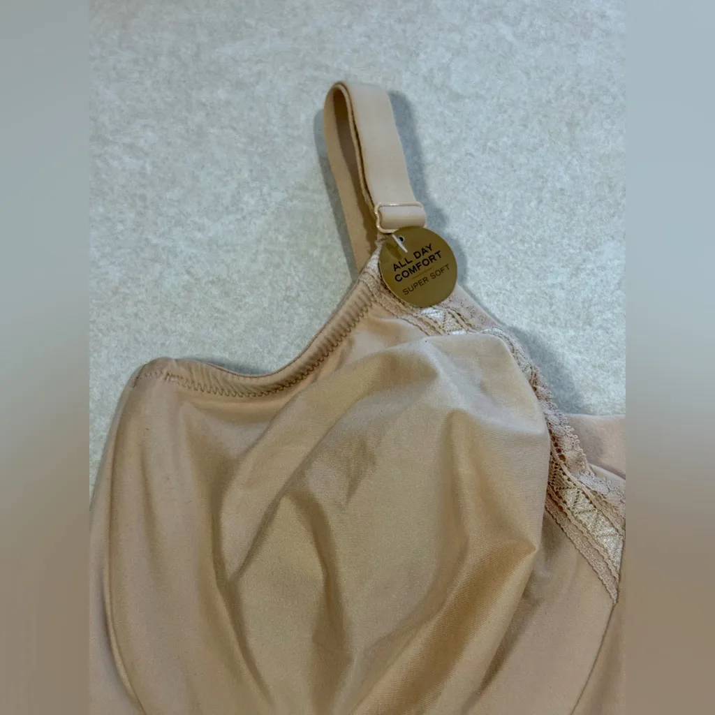 Wacoal Women's Perfect Primer Full Figure Underwire Beige Bra Size 38 DDD NWT - Image 5