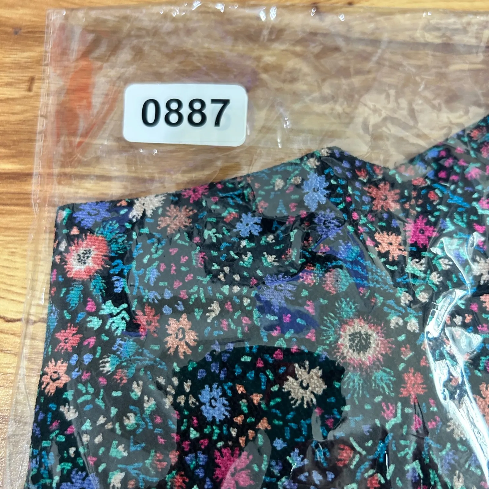 Chloe & Katie Women Crop Top XS Floral Print Wrap Y2K Retro Cottagecore Romantic - Image 9