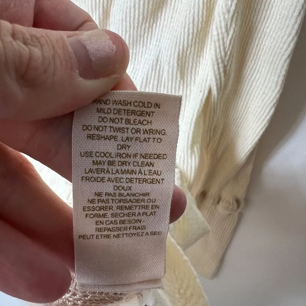 Free people we the‎ free long knit tunic thermal top women’s size small - Image 6