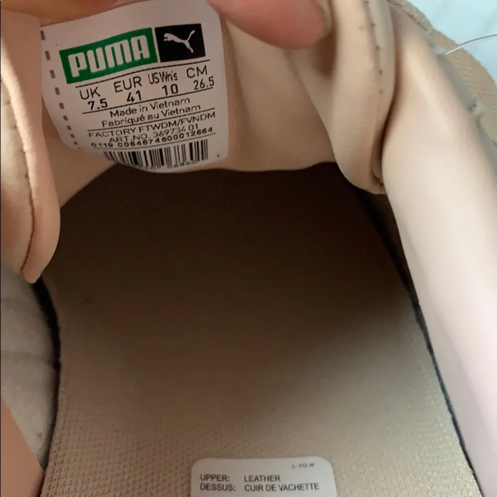 Cali 80s emboss blush pink sneakers - Image 7