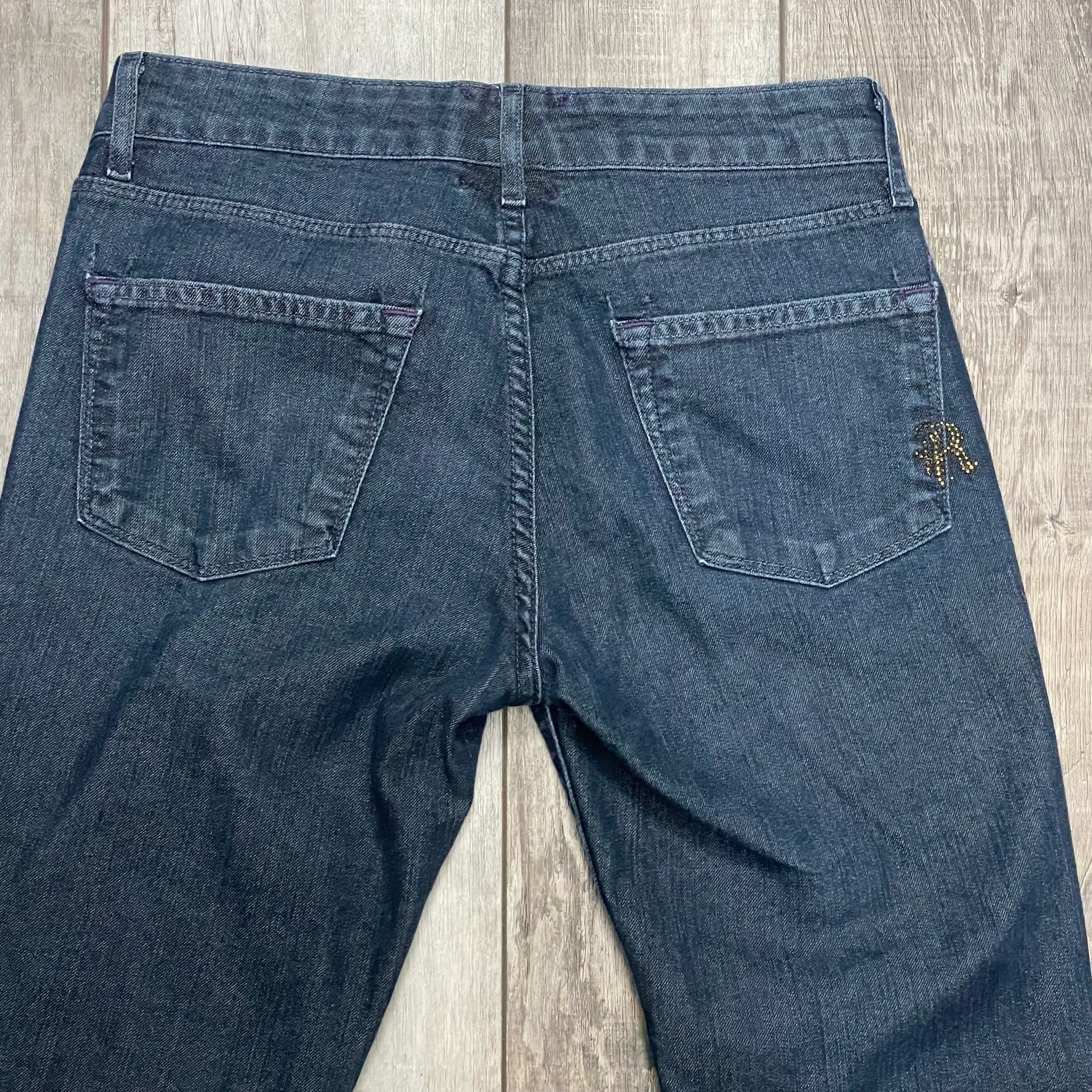 Dark Denim Skinny Jeans Size 26 - Image 4