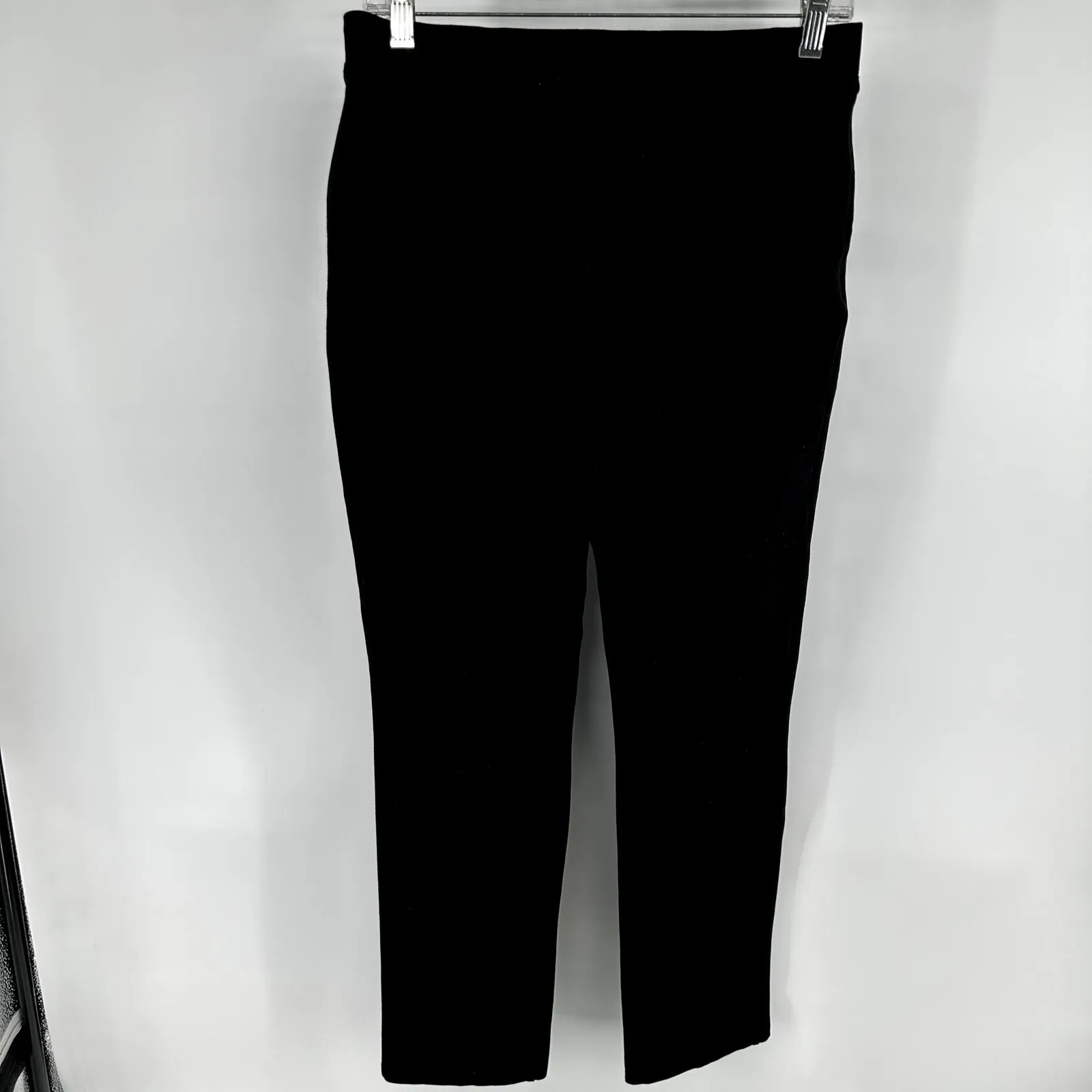 Quince Ultra-Stretch Ponte Straight Leg Yoga Dress Pants High Waisted Black M - Image 6