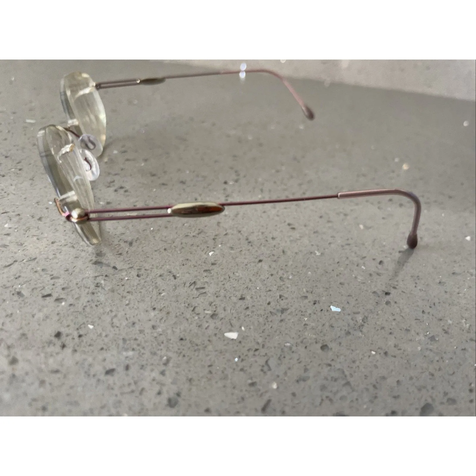 Silhouette Titan 135 Women’s Pink Purple Rimless Eyeglass Frames ONLY - Image 4