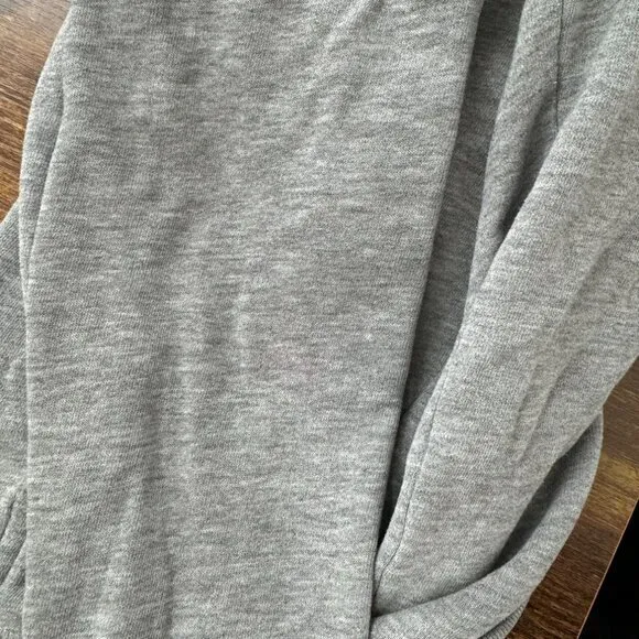 PINK Victoria's Secret Gray Zip Hoodie Sweatshirt‎ Womens Size S/M - Image 6