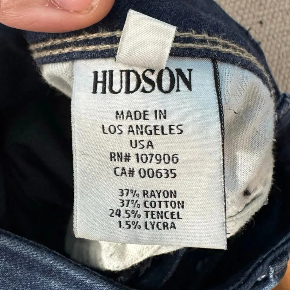 Hudson Jeans Women Size 27 Beth Baby Bootcut Flap Pocket Double Button Boho - Image 5