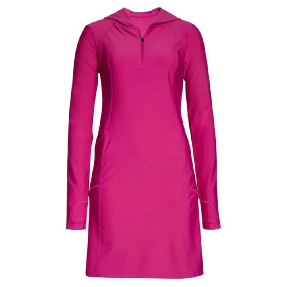 💕ZELLA💕 Excursion Hooded Long Sleeve Dress ~ Pink Wild Aster Medium M NWT - Image 7