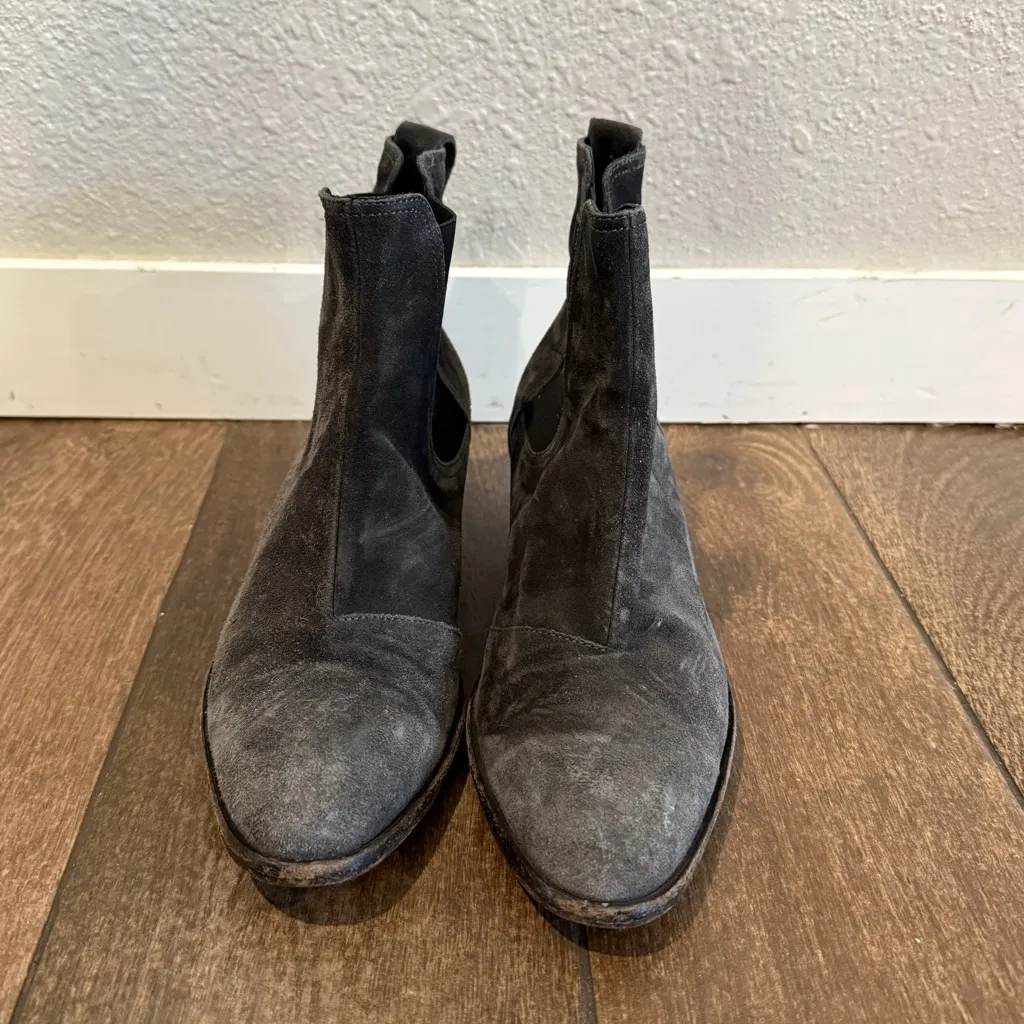 Rag & Bone Women’s  Grey Dixon Boot  Suede Size: 39 - Image 3