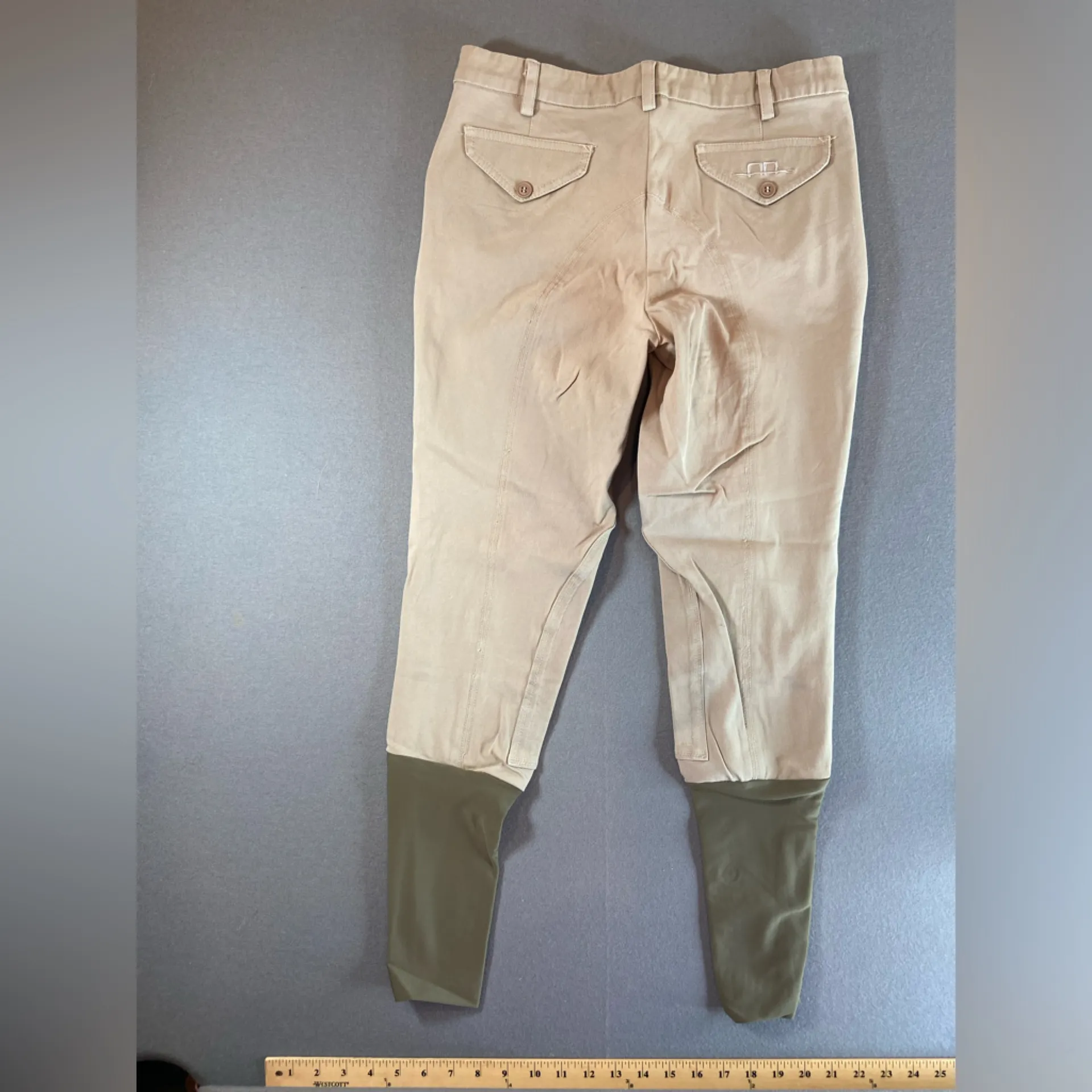 Alessandro Albanese Prestige Schoeller Women’s Riding Breeches Size 46‎ Tan - Image 2