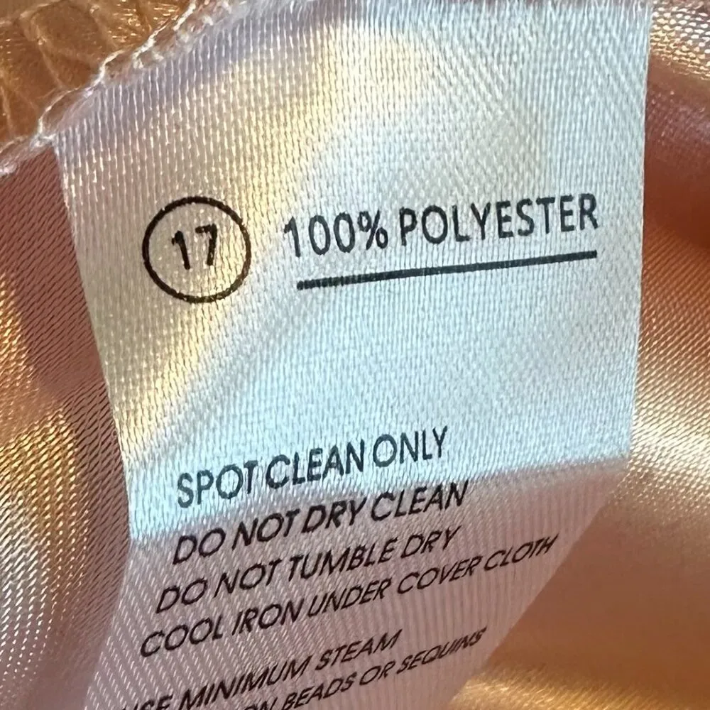 Selfie Leslie Strapless Tulle Dress Gown Full Layered Satin Size XL Women's NWT - Image 13