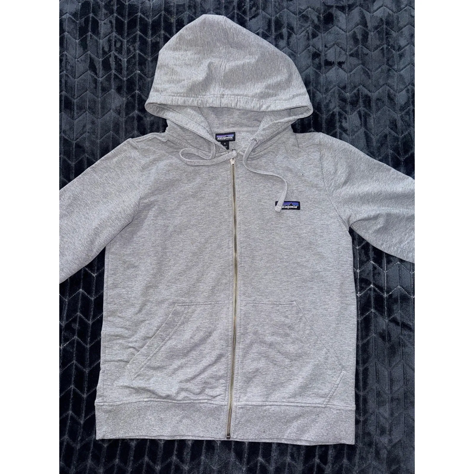 Patagonia Women's Hoodie Jacket Ahnya Full Zip Logo Size Small - Image 2