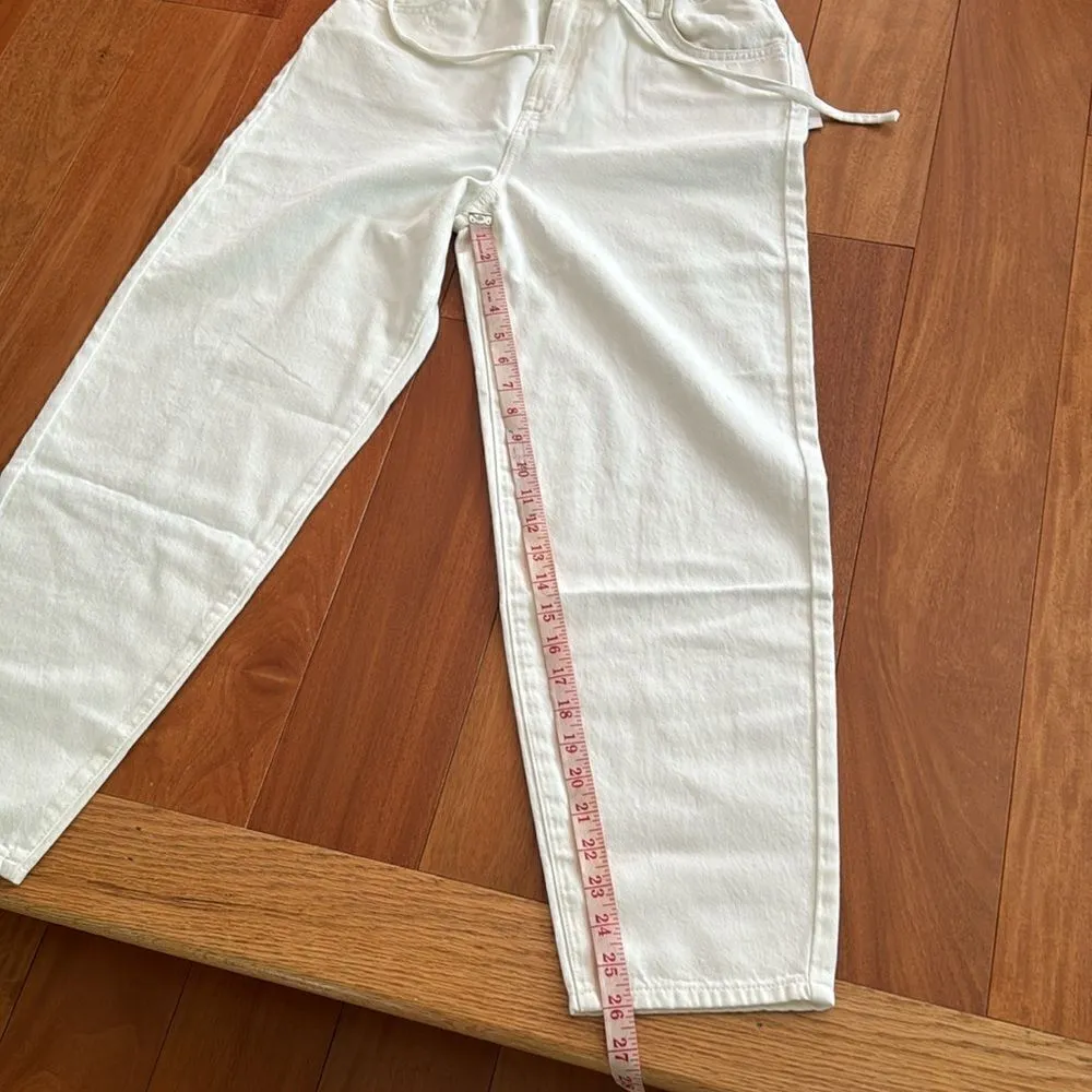 NWT 7 For All Mankind Women's Paperbag Balloon Jeans size 25 - Image 14